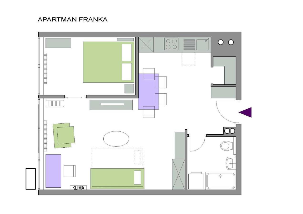 New - Frendly Luxury Apartment Franka ザグレブ エクステリア 写真